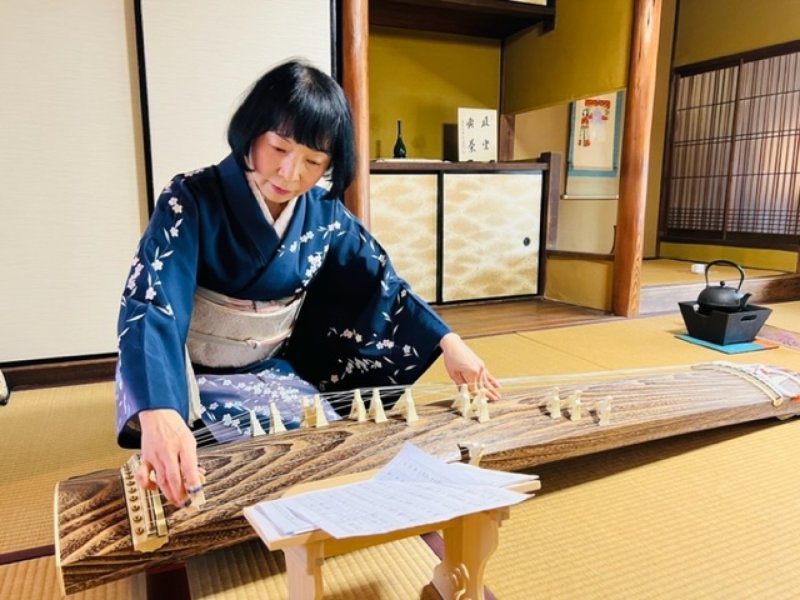 <Kyoto> Japanese traditional harp (Koto) experience, Tea ceremony & Shrine visiting AM Tour (For Wed, Thur, Fri)