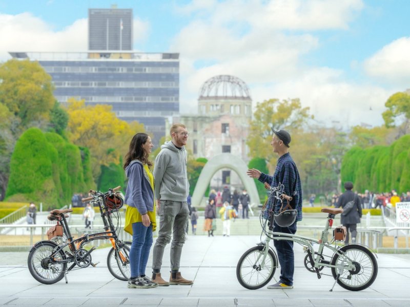 Hiroshima 2hr Peace Cycling Tour with Local Guide