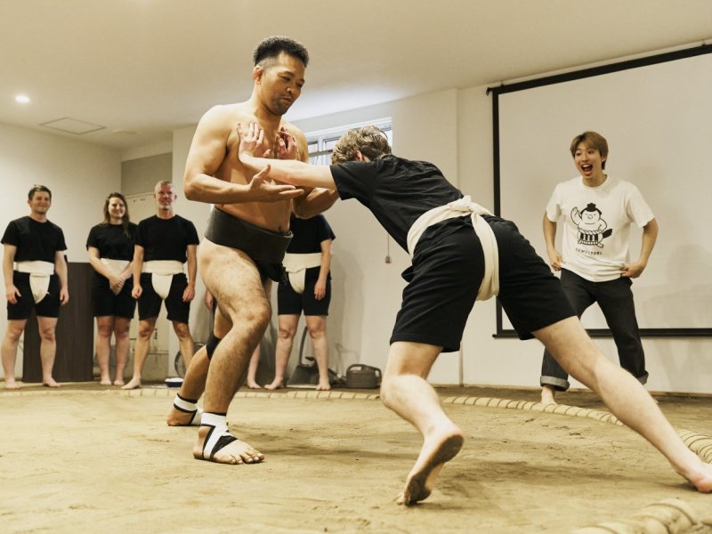 Osaka: Sumo Experience with Live Show & Audience Challenge
